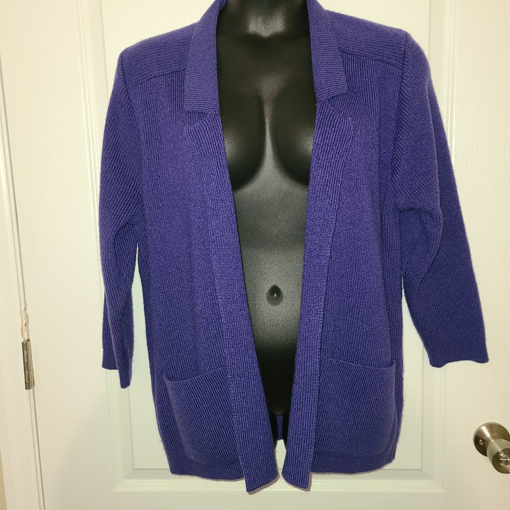 🚨3 for$21- Vintage Worthington Royal Purple Cardi